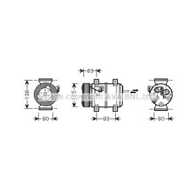 Acquista Compressore aria condizionata da PRASCO VOK120 a buon mercato per soli 467,30 €