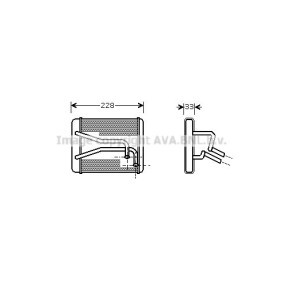 Achetez des Condenseur, climatisation PRASCO VW5209 à prix pour 60,39 €