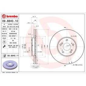 Osta Jarrulevy BREMBO:llä 09.8840.11 edullisesti hintaan 74,68 €