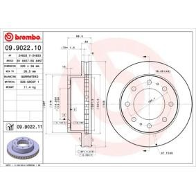 Bremsscheibe 09.9022.11
