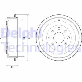 OPEL Bremstrommel von DELPHI