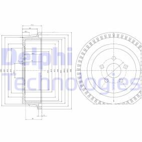 Compre Tambor de travão da DELPHI BF515 a um preço baixo por 110,32 €