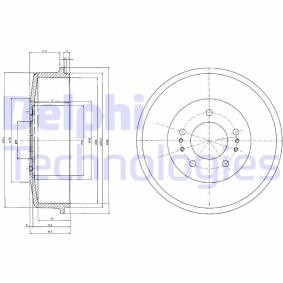Bremstrommel von DELPHI BF520