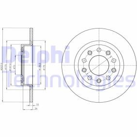 Compre Disco de travão da DELPHI BG4315 a um preço baixo por 30,41 €