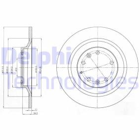 Compre Disco de travão da DELPHI BG4318 a um preço baixo por 38,65 €