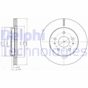 Compre Disco de travão da DELPHI BG4326 a um preço baixo por 46,11 €