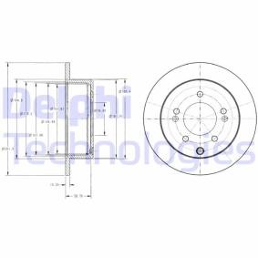 Köp Bromsskiva av DELPHI BG4327 till det låga priset 369,86 kr