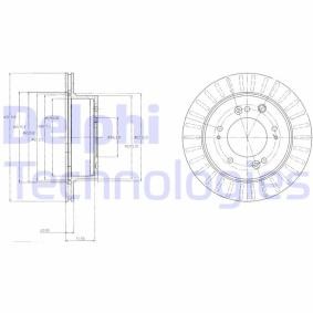 Compre Disco de travão da DELPHI BG4331 a um preço baixo por 54,11 €