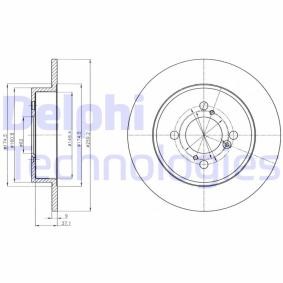 Compre Disco de travão da DELPHI BG4345 a um preço baixo por 29,18 €