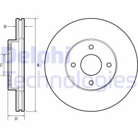 Compre Disco de travão da DELPHI BG4454 a um preço baixo por 30,67 €