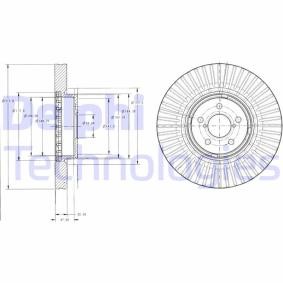 Compre Disco de travão da DELPHI BG9105 a um preço baixo por 54,97 €