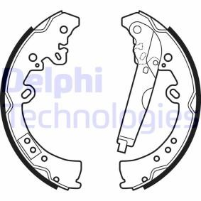 Bremsbackensatz, Feststellbremse von DELPHI LS2039