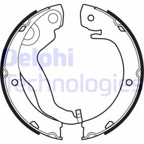 Bremsbackensatz, Feststellbremse von DELPHI LS2051