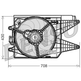 Osta DENSO Jäähdyttimen tuuletin netistä 500C / 595C / 695C (312_) Cabriolet-mallille edulliseen hintaan