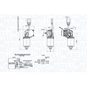 Scheibenwischermotor von MAGNETI MARELLI