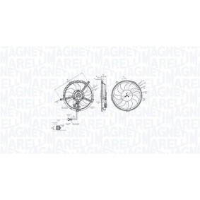 Achetez des Radiateur du moteur MAGNETI MARELLI 350213118103 à prix pour 59,53 €
