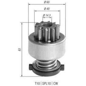 Ritzel, Starter 940113020393 DAF von MAGNETI MARELLI