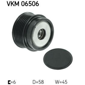 Achetez des Poulie roue libre, alternateur SKF VKM 06506 à prix pour 97,16 €
