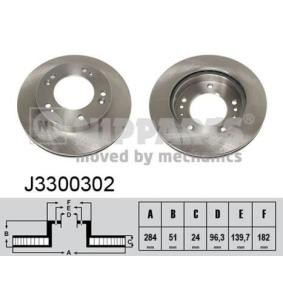 Bremsscheibe von NIPPARTS günstig für 53,40 €
