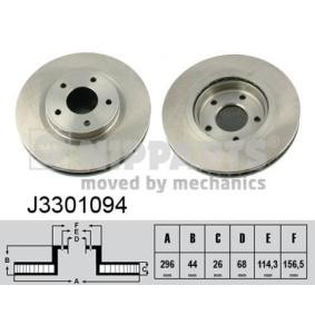 Comprar Disco de freno de NIPPARTS J3301094 a bajo precio de 67,05 €