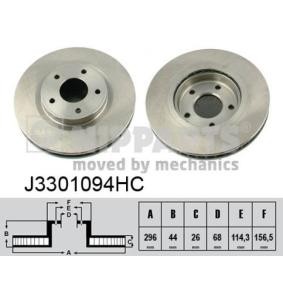 Comprar Disco de freno de NIPPARTS J3301094HC a bajo precio de 74,63 €
