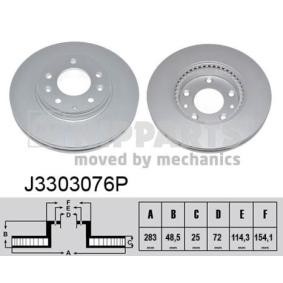 Bremsscheibe J3303076P von NIPPARTS günstig für 74,06 € online kaufen