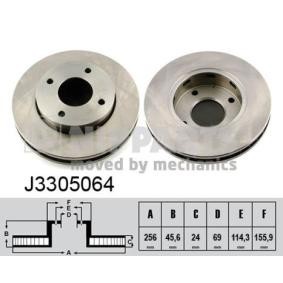 Comprar Disco de freno de NIPPARTS J3305064 a bajo precio de 54,81 €