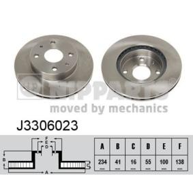 Comprar Disco de freno de NIPPARTS J3306023 a bajo precio de 34,96 €