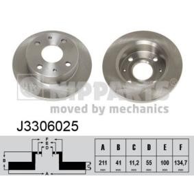 Comprar Disco de freno de NIPPARTS J3306025 a bajo precio de 29,51 €