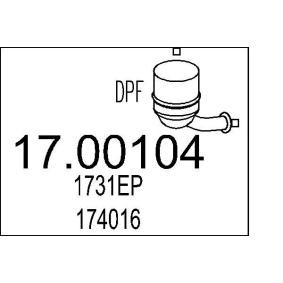 Compre Filtro de partículas da MTS 17.00104 a um preço baixo por 279,46 €