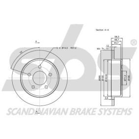 Bremsschlauch von sbs