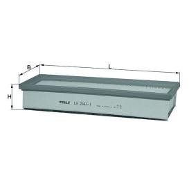 Köp Luftfilter av MAHLE ORIGINAL LX 2061/1 till det låga priset 139,12 kr