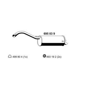 Endschalldämpfer 695039 von ERNST günstig für 82,72 € online kaufen