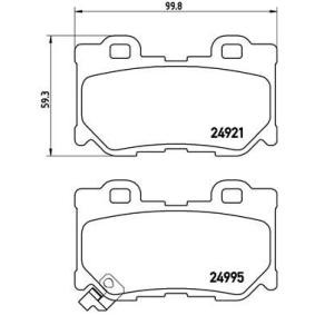 Köp Bromsbelägg av BREMBO P 56 085 till det låga priset 656,89 kr