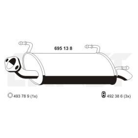 Endschalldämpfer 695138 von ERNST günstig für 179,54 € online kaufen
