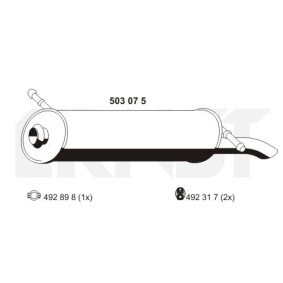Endschalldämpfer 503075 von ERNST günstig für 197,77 € online kaufen
