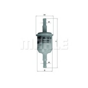 Compre Filtro de combustível da MAHLE ORIGINAL KL 13 a um preço baixo por 4,76 €