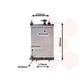Achetez des Radiateur du moteur VAN WEZEL 11002071 à prix pour 144,58 €