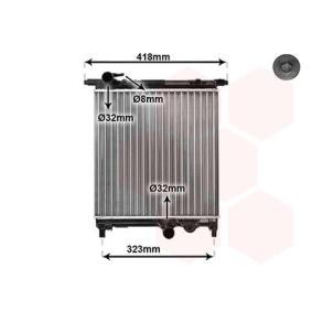 Achetez des Radiateur du moteur VAN WEZEL 58002325 à prix pour 79,12 €