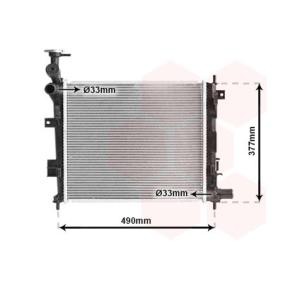 Kjøp Radiator, motorkjøling av VAN WEZEL 83002189 til den lave prisen 2212,60 NOK