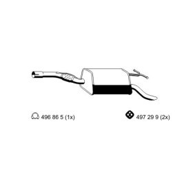 Endschalldämpfer 362283 von ERNST günstig für 206,62 € online kaufen
