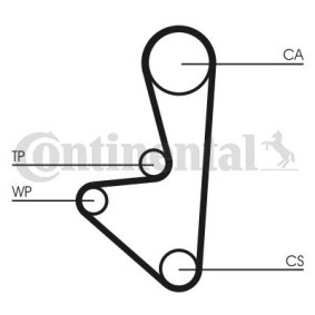 Achetez des Kit de distribution + pompe à eau CONTITECH CT744WP1 à prix pour 101,87 €
