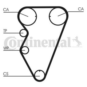Achetez des Kit de distribution + pompe à eau CONTITECH CT974WP1 à prix pour 127,93 €