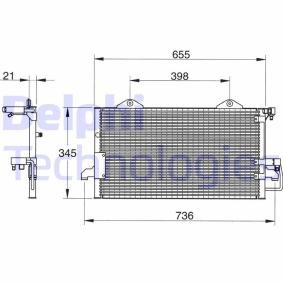 Köp Kondensor, klimatanläggning av DELPHI TSP0225012 till det låga priset 1080,04 kr