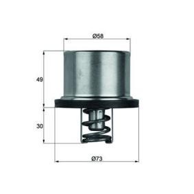 Kühlwasserthermostat für DAF von MAHLE ORIGINAL