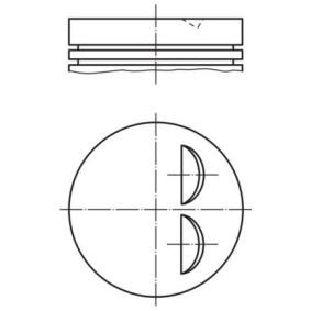 Kolben von MAHLE ORIGINAL für Carlton Mk2 Limousine günstig online kaufen