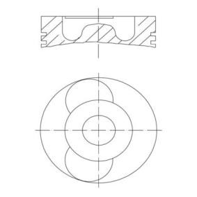 Comprar Pistón de MAHLE ORIGINAL 040 22 03 a bajo precio de 84,85 €