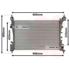 Achetez des Radiateur du moteur VAN WEZEL 37002574 à prix pour 87,39 €