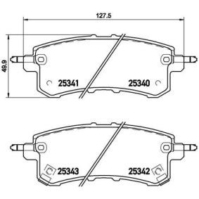 Köp Bromsbelägg av BREMBO P 56 082 till det låga priset 475,50 kr