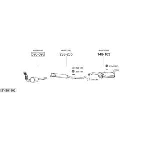 Abgasrohr 736-991